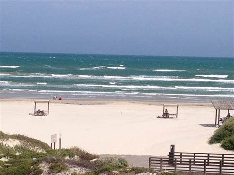 Malaquite Beach Corpus Christi Texas In Seashore South Padre