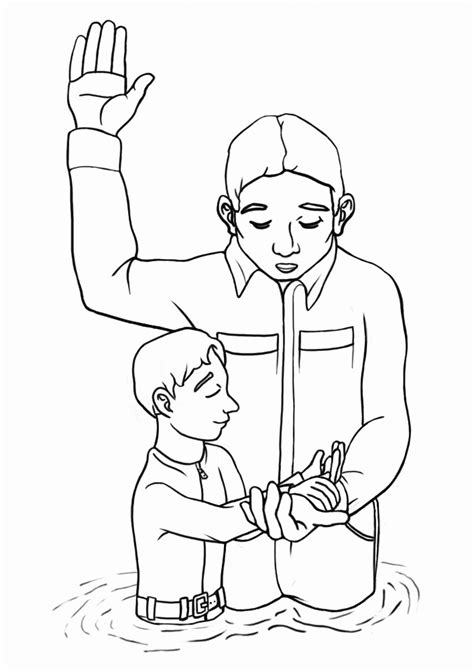 Baptism Coloring Pages Best Coloring Pages For Kids