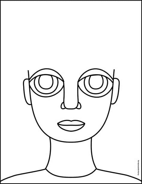 Easy How To Draw A Self Portrait With Big Eyes Tutorial And Self