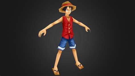 Luffy One Piece Download Free 3d Model By Anman 995013f Sketchfab