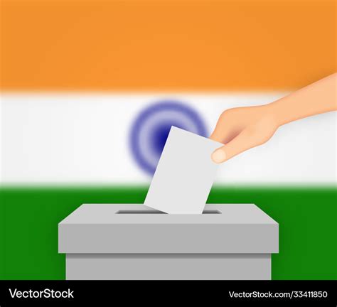 India Election Banner Background Royalty Free Vector Image