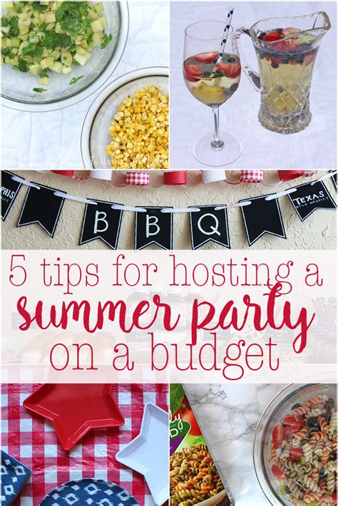 5 Tips For Hosting A Summer Party On A Budget Eat Drink And Save Money