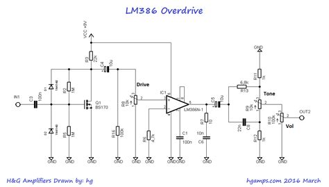 Lm Overdrive Effect H G Amplifiers