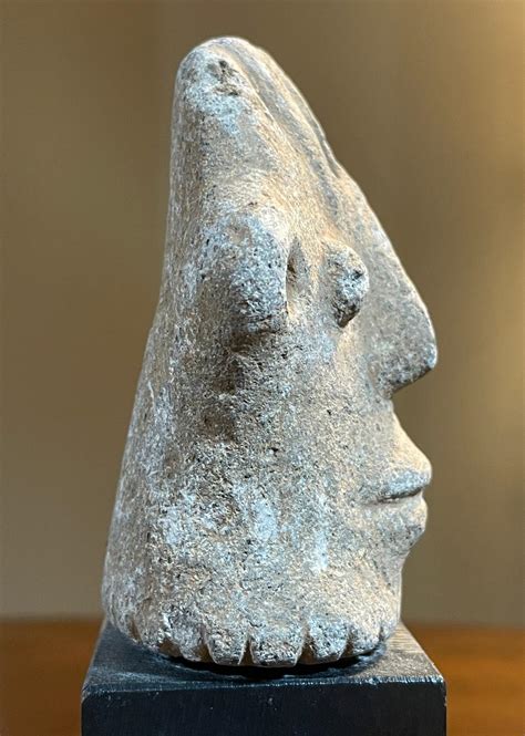 sold price pre columbian terracotta sculpture toltec pottery head ornament pendant 7 9th c