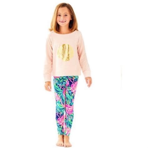 Lilly Pulitzer Bottoms Lilly Pulitzer Girls Kids Maia Legging