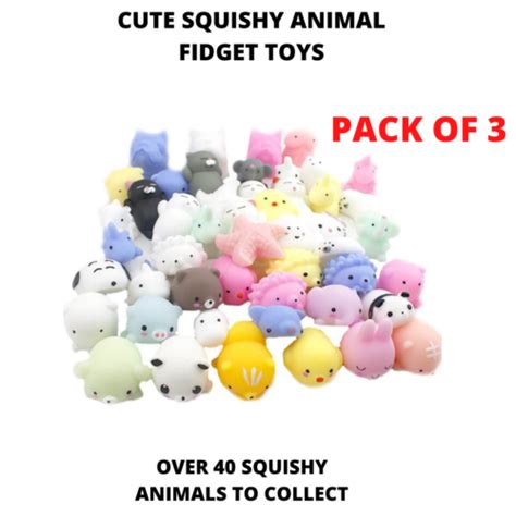 Cute Mochi Squishies Kids Toys Animal Fidget Moshi Toy Kawaii Rilakkuma