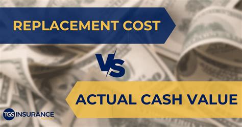 Actual Cash Value Vs Replacement Cost Explained Tgs Insurance Agency