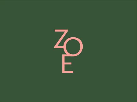Zoe Logo By Genesis Silva On Dribbble
