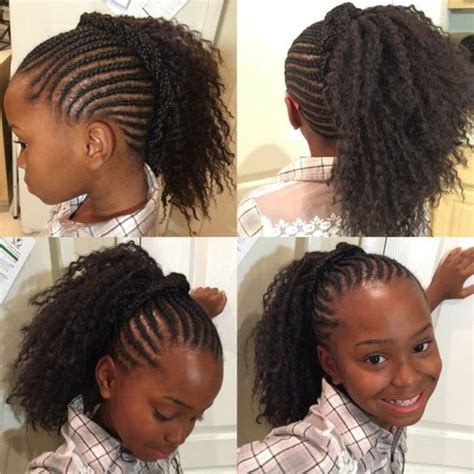 Tresses Collées Africaine Pour Petite Fille Hair Styles Pretty