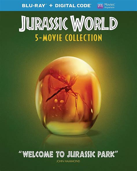 Jurassic World 5 Movie Collection Blu Raydigital Jurassic World 5 Movie Collection Blu Ray