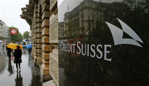 Credit Suisse Says Its Private Banking Business Suffered During The Second Quarter As China