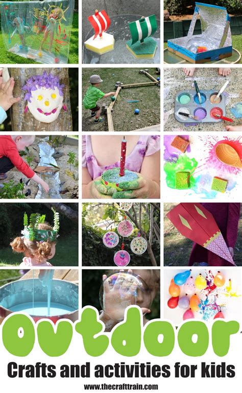 Outdoor Activities And Crafts For Kids The Craft Train