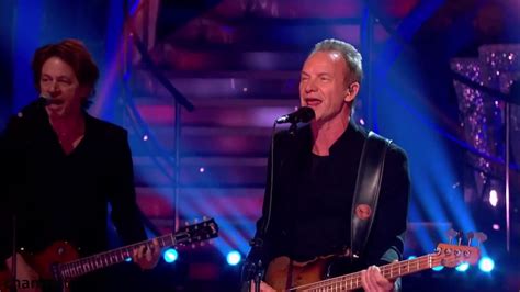 Sting Performs One Fine Day On Strictly Come Dancing Youtube