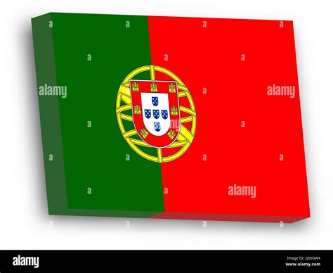 3d Vector Flag Of Portugal Stock Vector Image And Art Alamy
