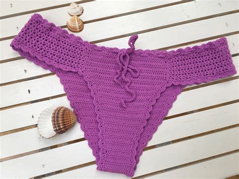 Bikini Crochet Bikini Triangle Bikini Boho Swimwear Crochet Etsy