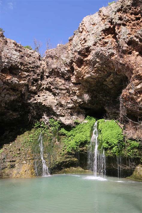 Natural Falls A Waterfall Fed By Springs In Oklahoma