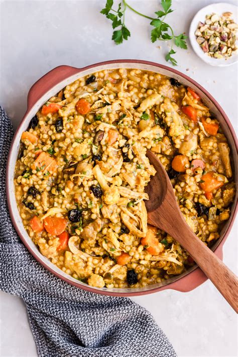 Each serving provides 316kcal, 21g protein, 20g carbohydrate (of which the stew can be cooked on the hob on low for 45 minutes to one hour, or until the chicken and butternut squash are tender. One Pot Moroccan Chicken Stew with Sweet Potato & Couscous ...