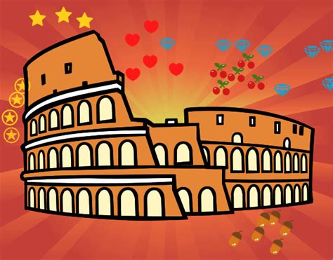 Dibujo De Coliseo Romano Pintado Por En El Día 19 02 16 A