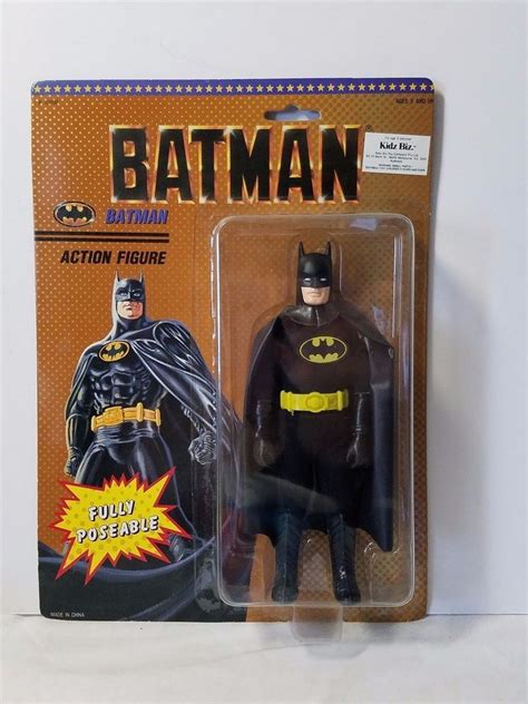 Vintage 1989 Toy Biz Dc Comics Michael Keaton 8 Doll Batman Action