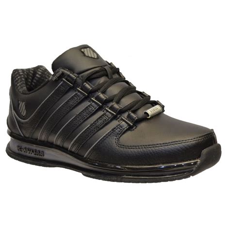 See individual product pages for specific details, sizing information and more. K-Swiss K Swiss Rinzler SP Leather Black / Charcoal (N91 ...