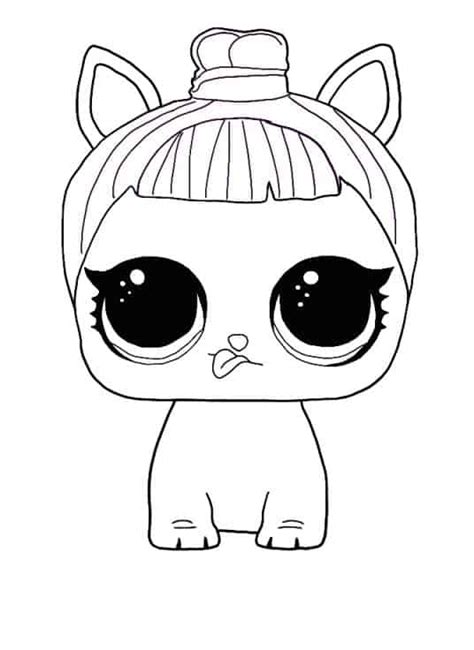 Lol Suprise Doll Lil Rainbow Raver Coloring Pages Lol Surprise Doll