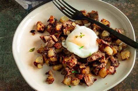 Mix all very well together and proceed with recipe. Breakfast Hash Recipe: Prime Rib Leftovers - West Via Midwest