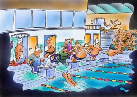 Swimming By HSB Cartoon Sports Cartoon TOONPOOL
