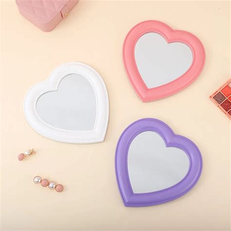 Heart Shaped Mirror Aesthetic Mirrors Roomtery Cute Room Decor