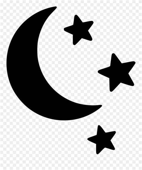 Moon Stars Svg Png Icon Free Download Moon And Star Silhouette