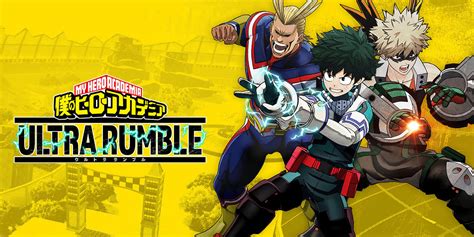 Check Out The Free To Play My Hero Academia Ultra Rumble Announced For