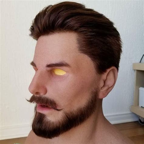 New Realistic Male Model Silicone Mask Haired Realflesh Masks Ebay