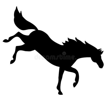 Black Horse Kicking Stock Illustrations 97 Black Horse Kicking Stock