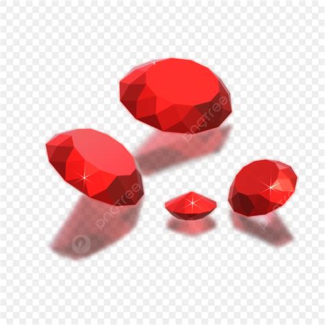 Cartoon Style 3d Images Loose Rubies 3d Cartoon Style Ruby Loose