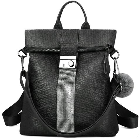 Vbiger Fashion Leather Backpack For Women Antitheft Handbag Travel