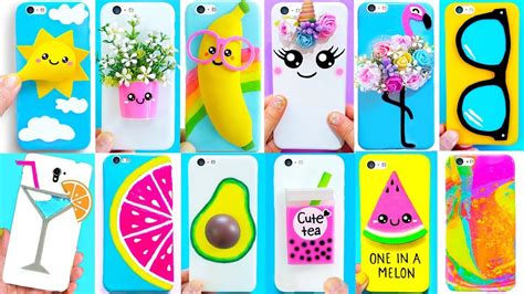 20 diy phone cases summer inspired easy and cute phone projects youtube