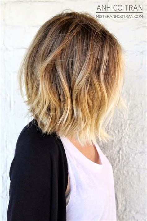 Le Fashion Hair Inspiration The Wavy Blonde Sombré Bob