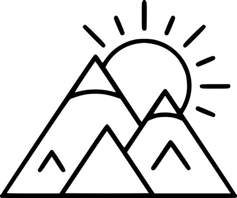 Mountains Svg Png Icon Free Download (#571956) - OnlineWebFonts.COM