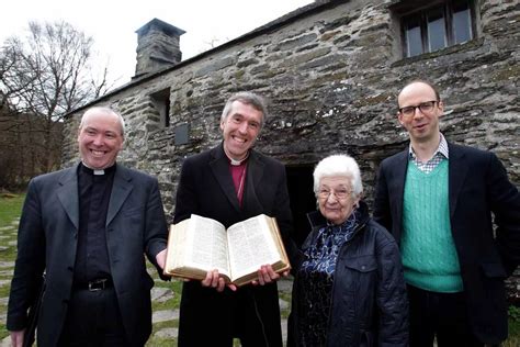 One Of The First Bibles Printed In Welsh Comes Home To Penmachno North Wales Live