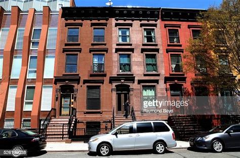 Harlem Brownstones On West 126th Street In Harlem New York On April