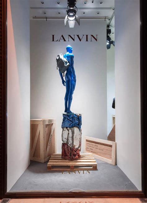 Lanvin Windows Redesigned In Honor Or Artist César Visual