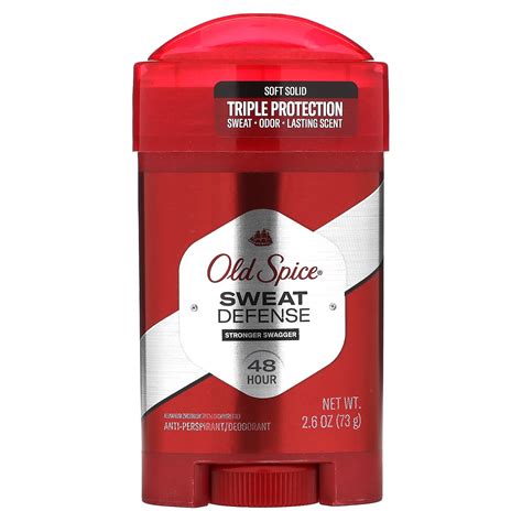 Old Spice Sweat Defense Anti Perspirant Deodorant Soft Solid Stronger Swagger 2 6 Oz 73 G