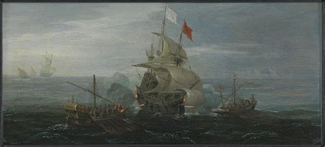 A French Ship And Barbary Pirates Royal Museums Greenwich