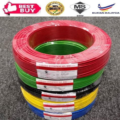 25mm Single Core Pvc Insulated Cable With Redyellowbluegreenblack