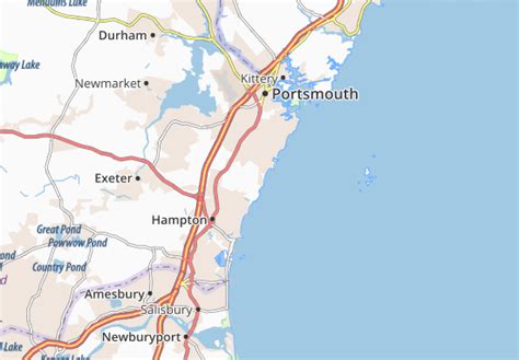 Michelin Rye Beach Map Viamichelin