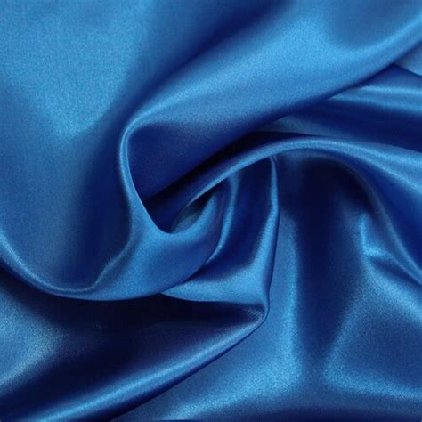 Royal Blue Iridescent Crush Satin Fabric Fabric By The Yard Etsy