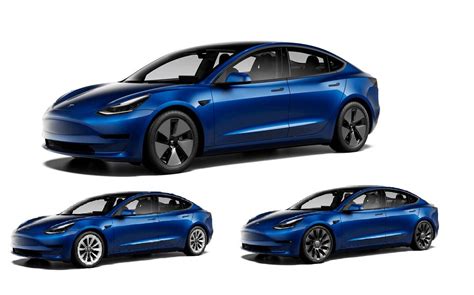 2021 Tesla Model 3 Performance Blue Electric Vehicle