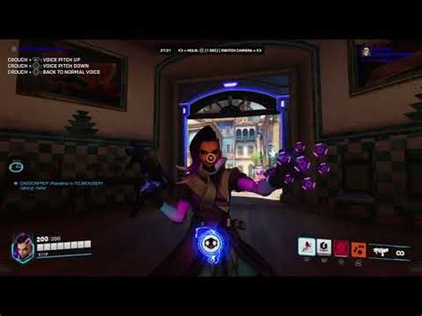 Sombra Ow2 Ult Emote Hacking And Sprint YouTube