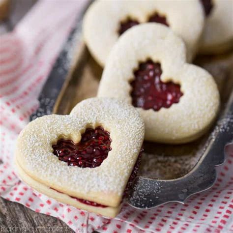 Raspberry Linzer Cookies Baking A Moment