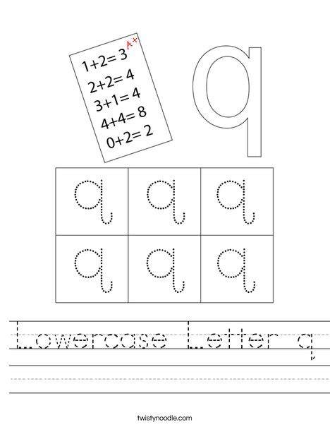 Letter Q Words Free Alphabet Tracing Worksheet Supplyme Letter Q