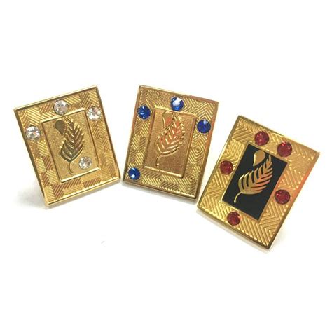 Rhinestone Gemstones Lapel Pins Promotional Products Supplier Jin Sheu